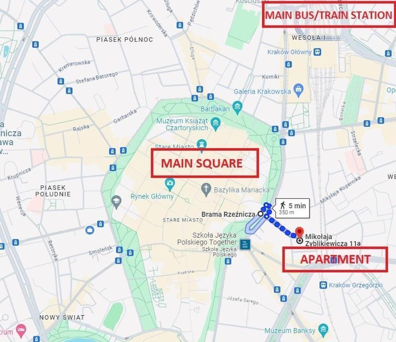 Krakow Old Town 2 Bedroom Royal Apartment Экстерьер фото